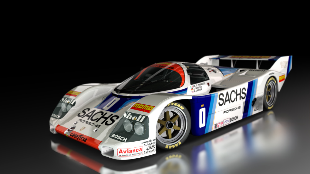 Porsche 962 C Short Tail, skin Joest_Sachs_Momo_0