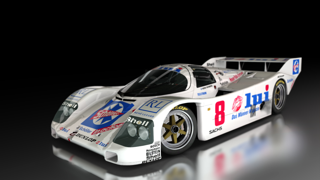 Porsche 962 C Short Tail, skin Joest_Schöller_Lui_8