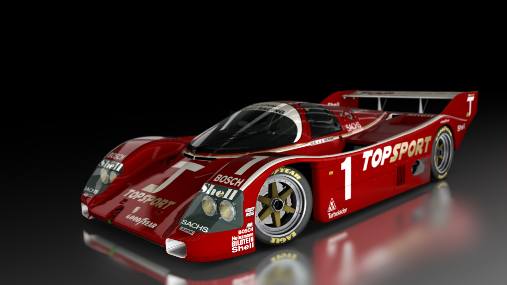 Porsche 962 C Short Tail, skin Joest_Topsport_1