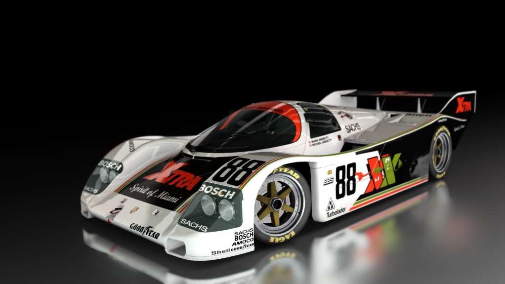 Porsche 962 C Short Tail, skin Joest_Xtra_88