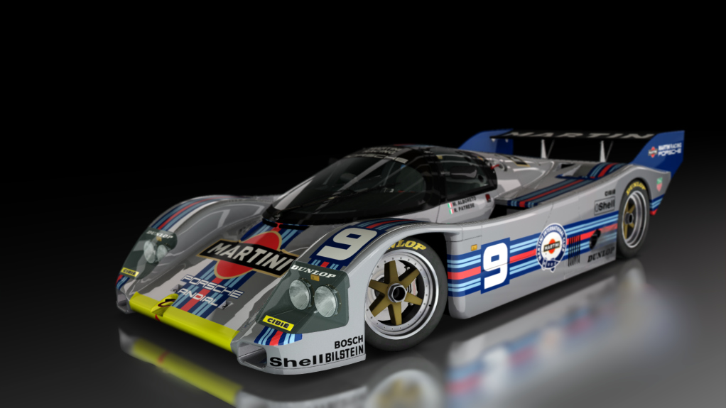 Porsche 962 C Short Tail, skin Martini_Racing_9