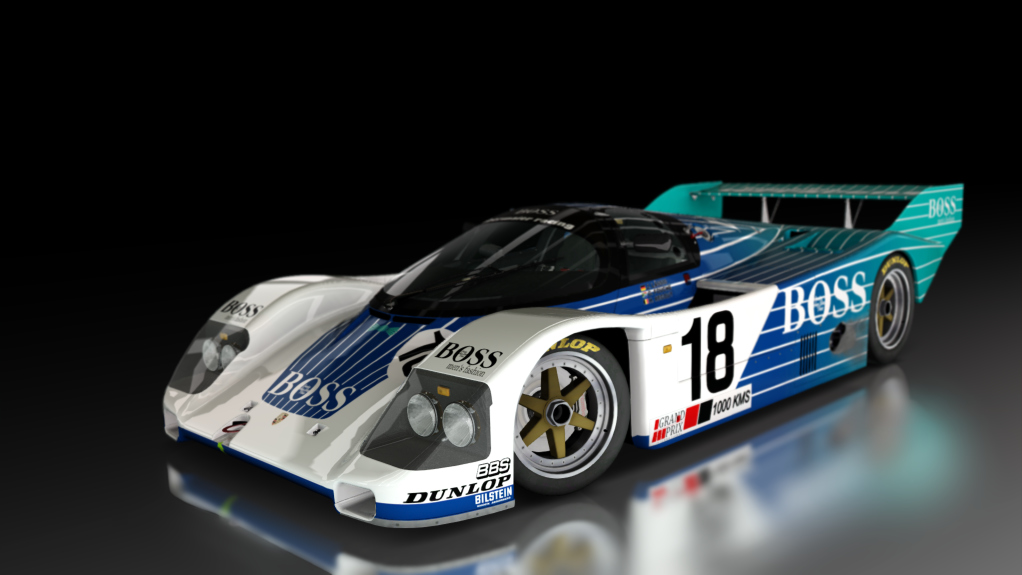 Porsche 962 C Short Tail, skin Obermaier_Racing_Boss_18