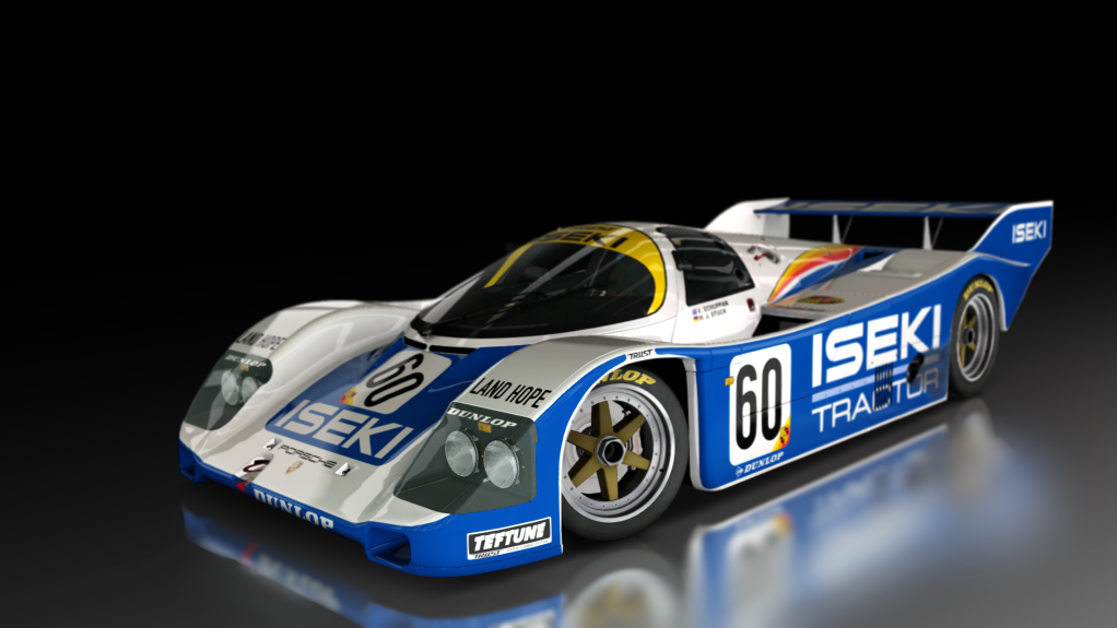 Porsche 962 C Short Tail, skin Trust_Racing_Iseki_60