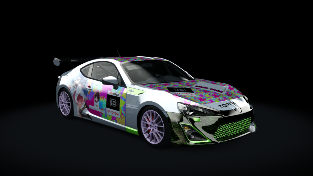 Toyota GT86 CUP P2P, skin 18_LuckyStar