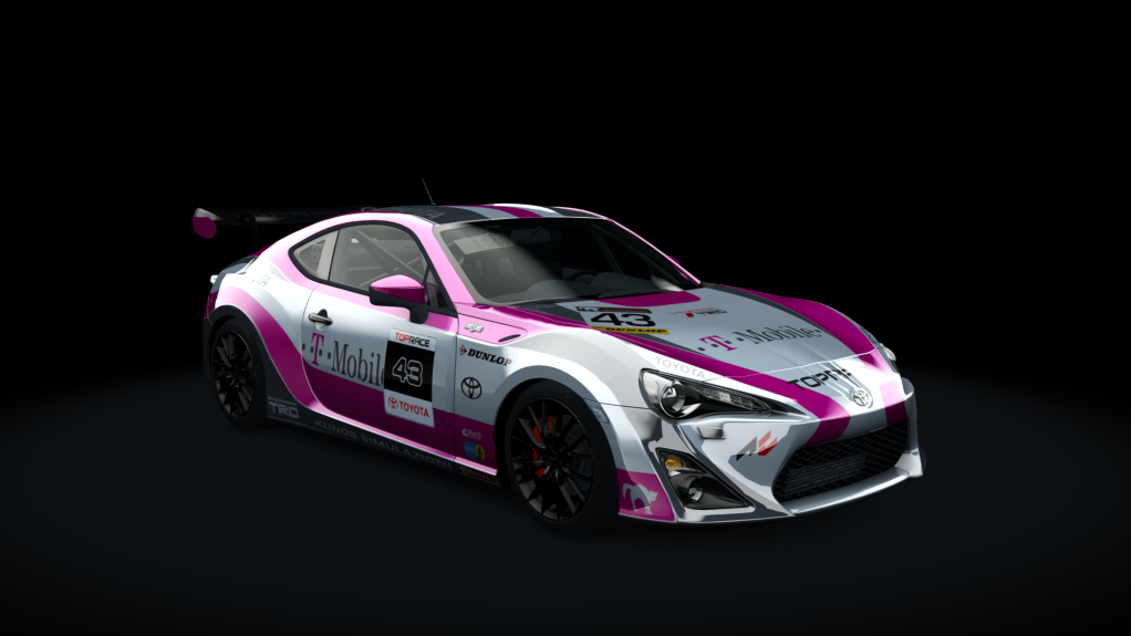 Toyota GT86 CUP P2P, skin 43_T_Mobile