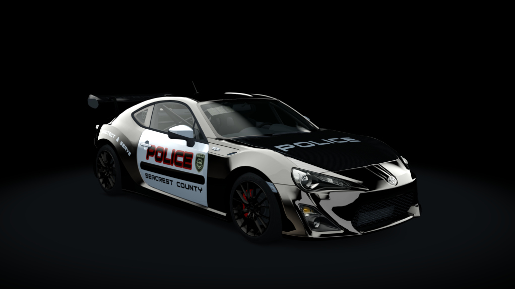 Toyota GT86 CUP P2P, skin 99_police