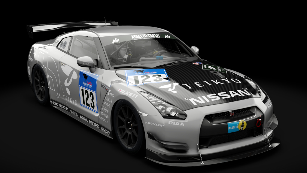 Nissan GT-R R35 CUP 2007, skin Ultimate Metal Silver