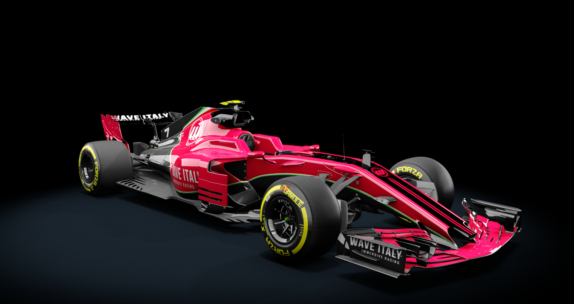 Formula Hybrid 2018 S1, skin 07_wave_italy_red
