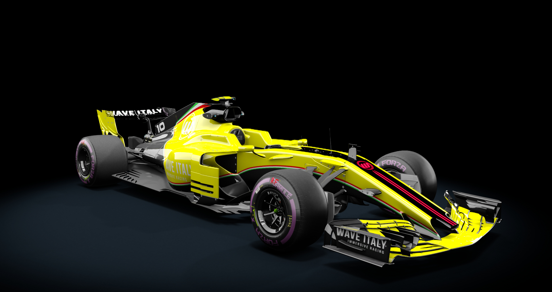 Formula Hybrid 2018 S1, skin 10_wave_italy_yellow