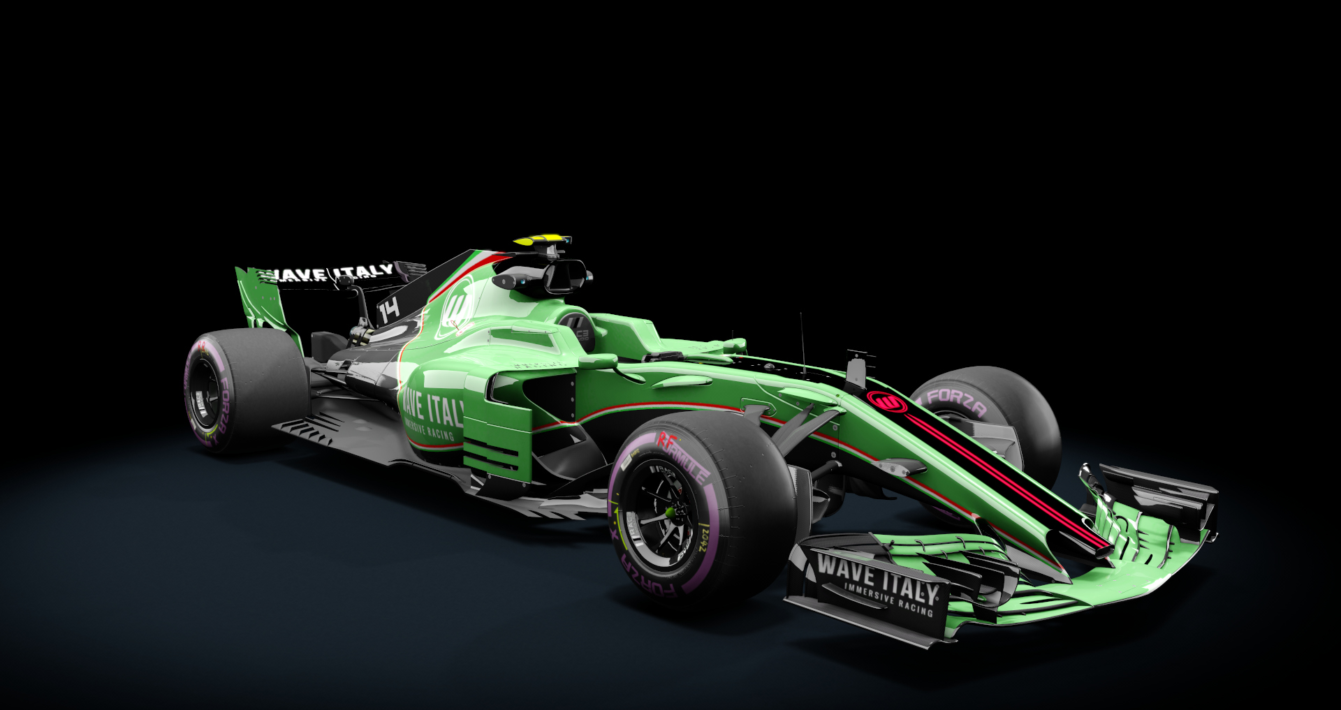 Formula Hybrid 2018 S1, skin 14_wave_italy_green