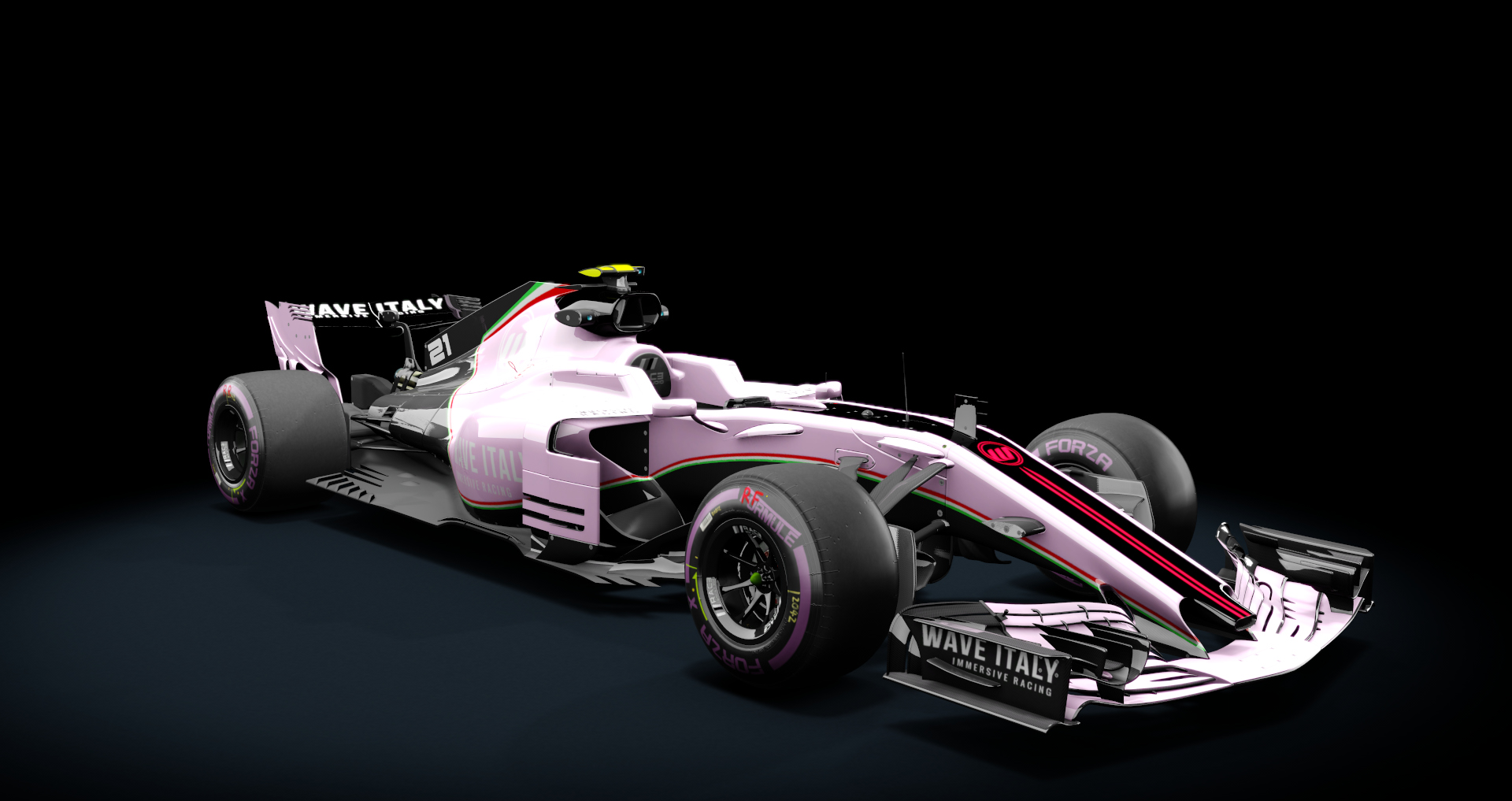 Formula Hybrid 2018 S1, skin 21_wave_italy_pink