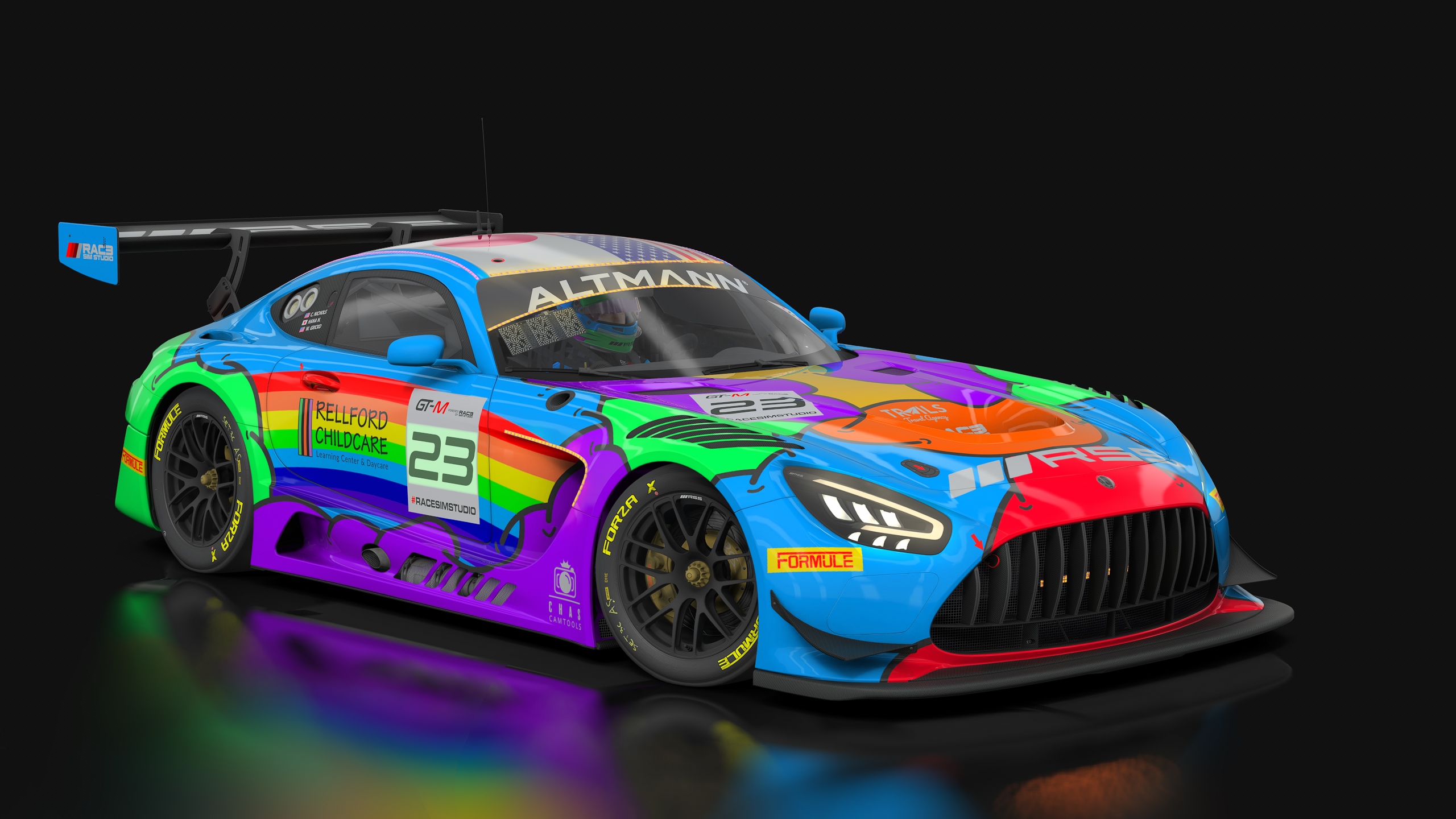 GT-M Mercer V8, skin 05_rainbow_23