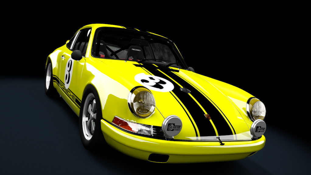 TCL Porsche 911RS 2.7, skin 103_yellow_cup