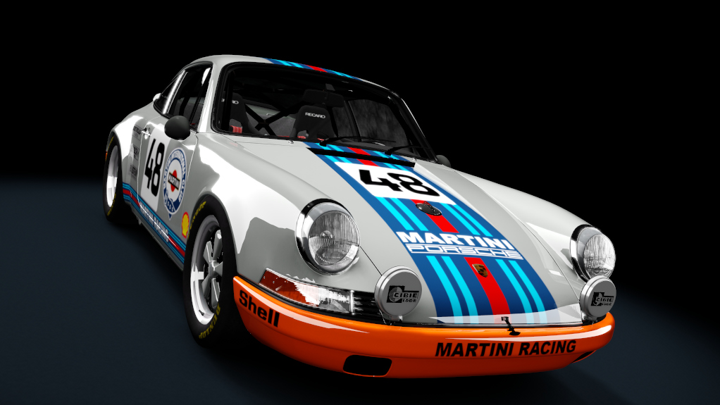 TCL Porsche 911RS 2.7, skin 48_Martini_Racing