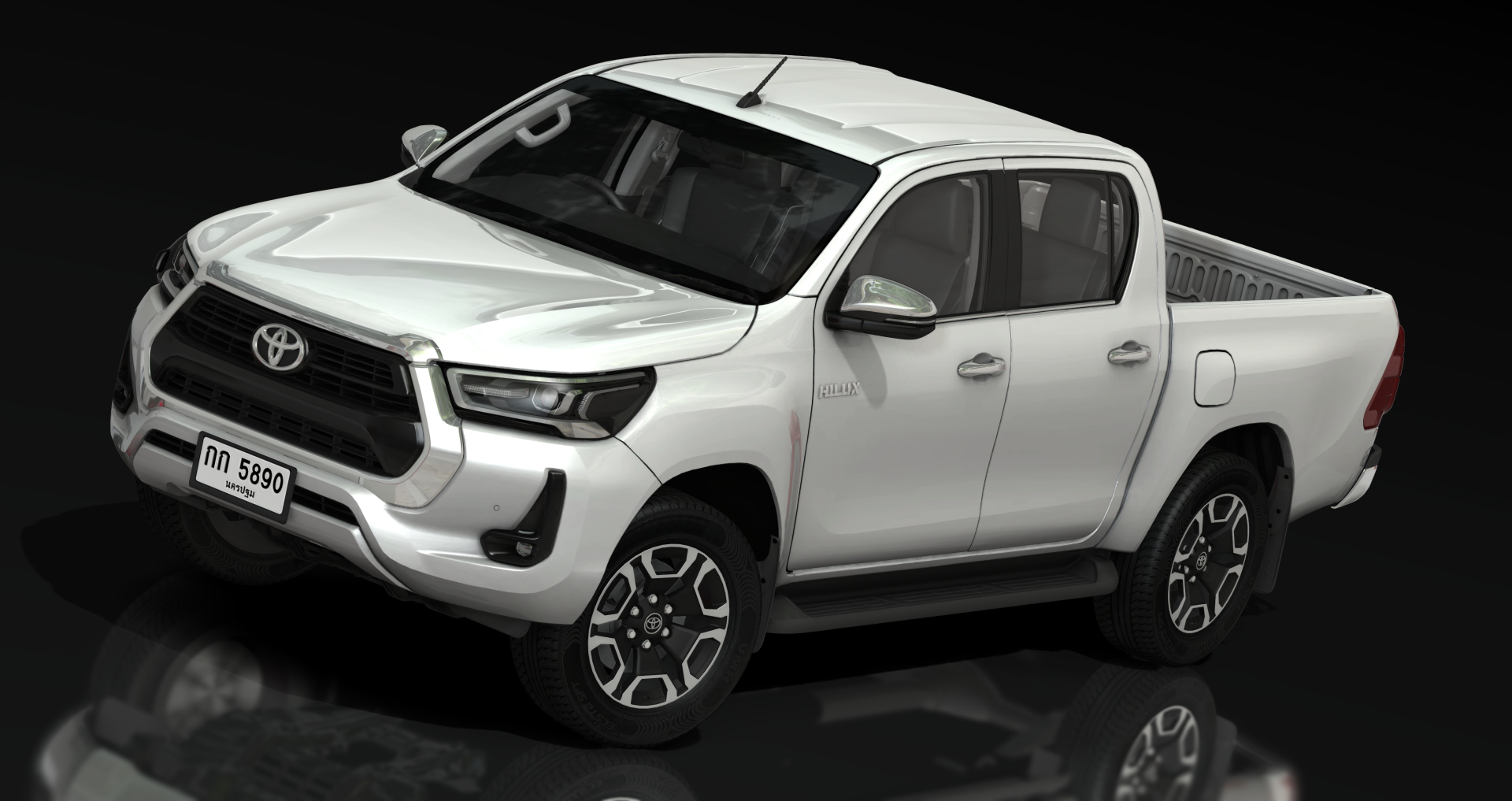 Toyota Hilux Revo 2021 MT, skin Super_White