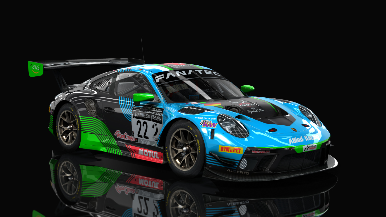 VB Porsche 991 GT3 R 2020, skin 2022_GTWC_22_Allied Racing