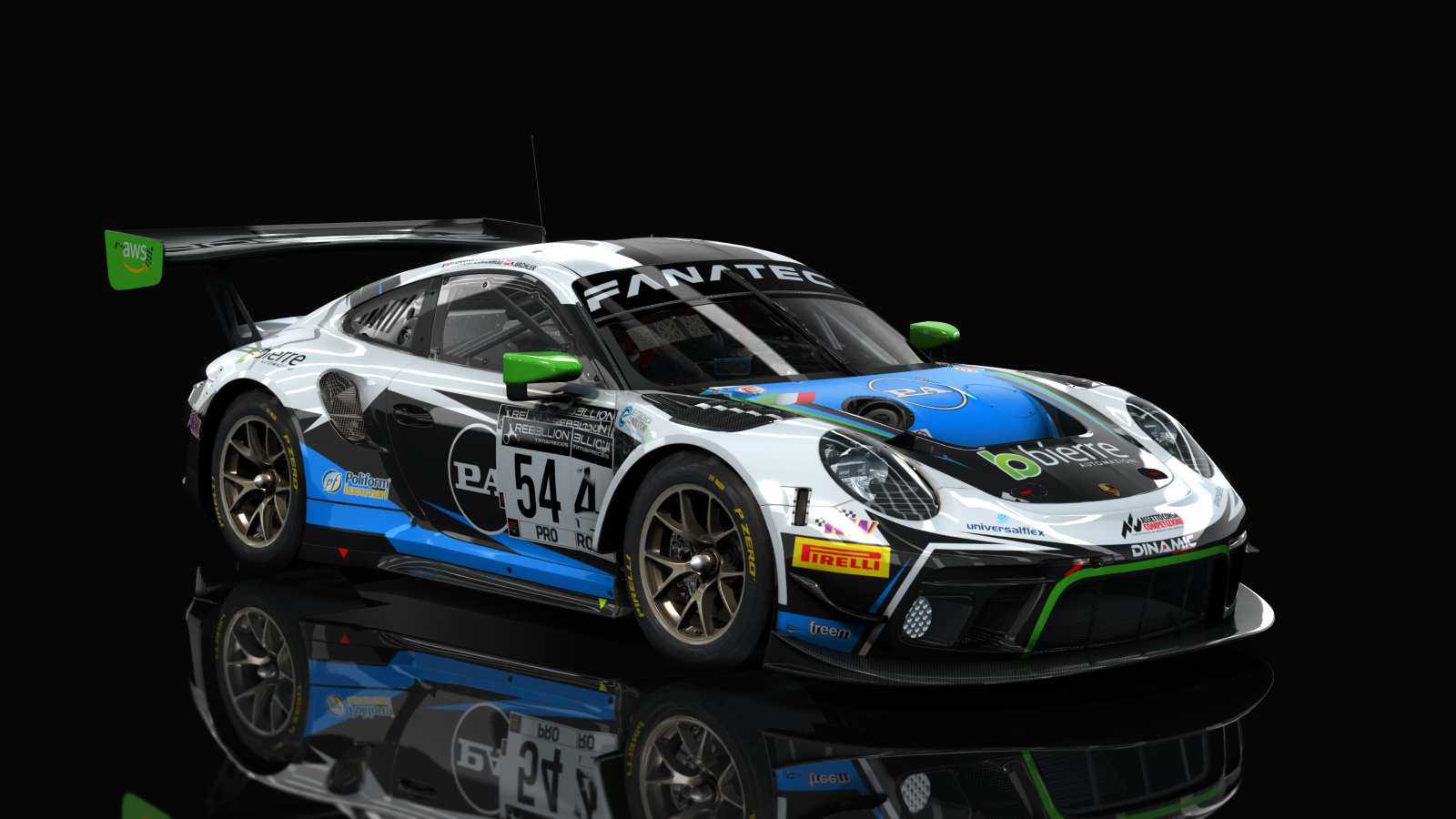 VB Porsche 991 GT3 R 2020, skin 2022_GTWC_54_Dinamic Motorsport