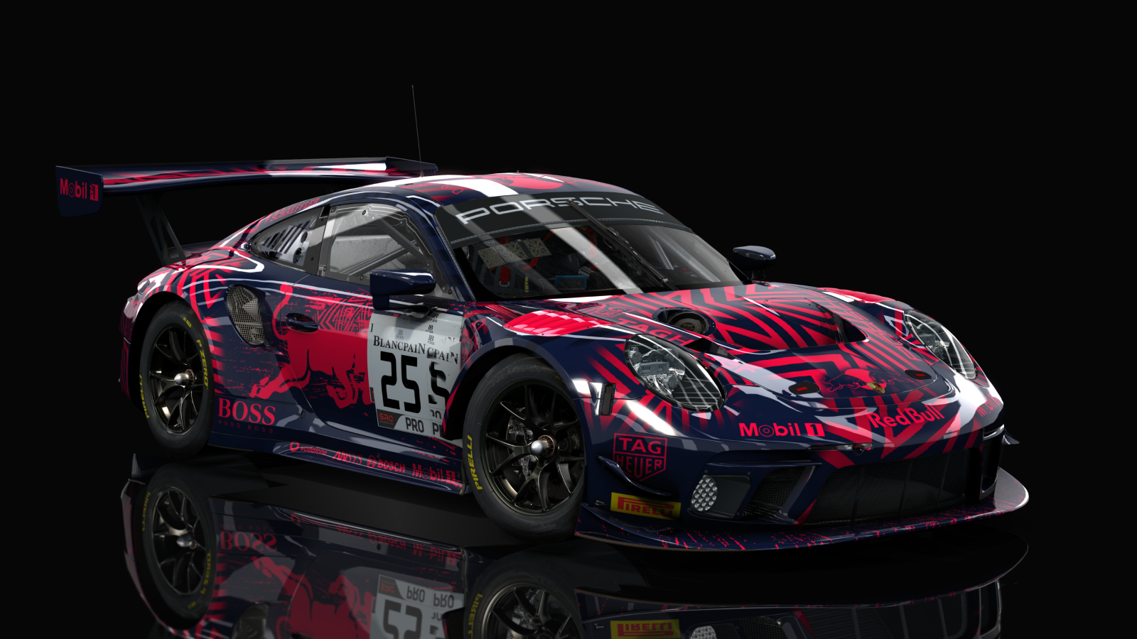VB Porsche 991 GT3 R 2020, skin Red_Bull_Camo_#25